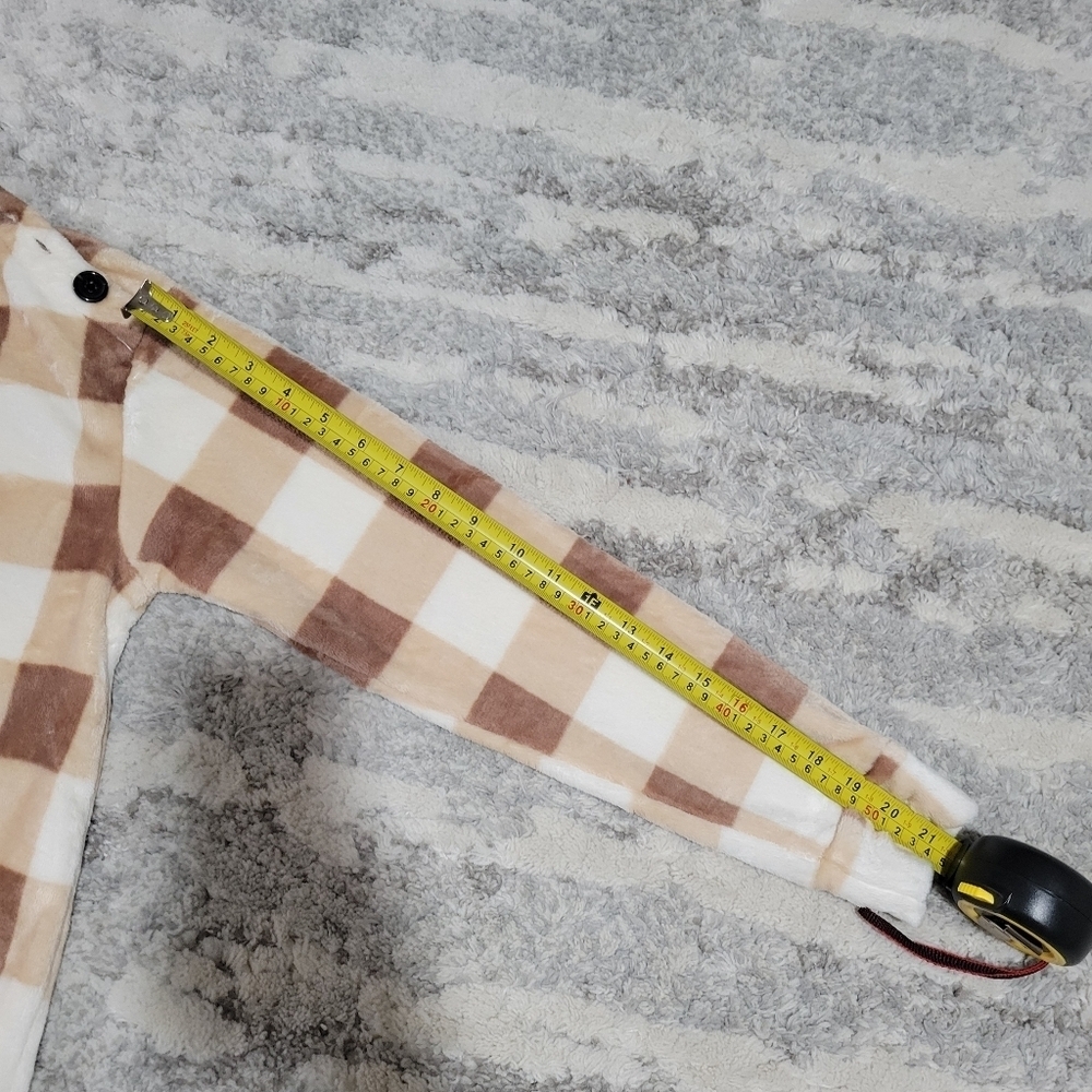 Plaid Button-Shoulder Sweater - Picture 10 of 10